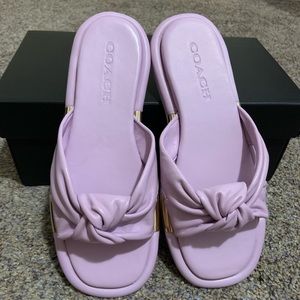 Never Worn Coach Brooklyn Sandals